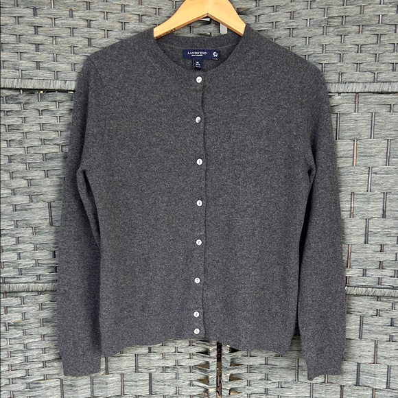 Lands' End Cashmere Cardigan Sweater | Women’s M - Picture 1 of 8